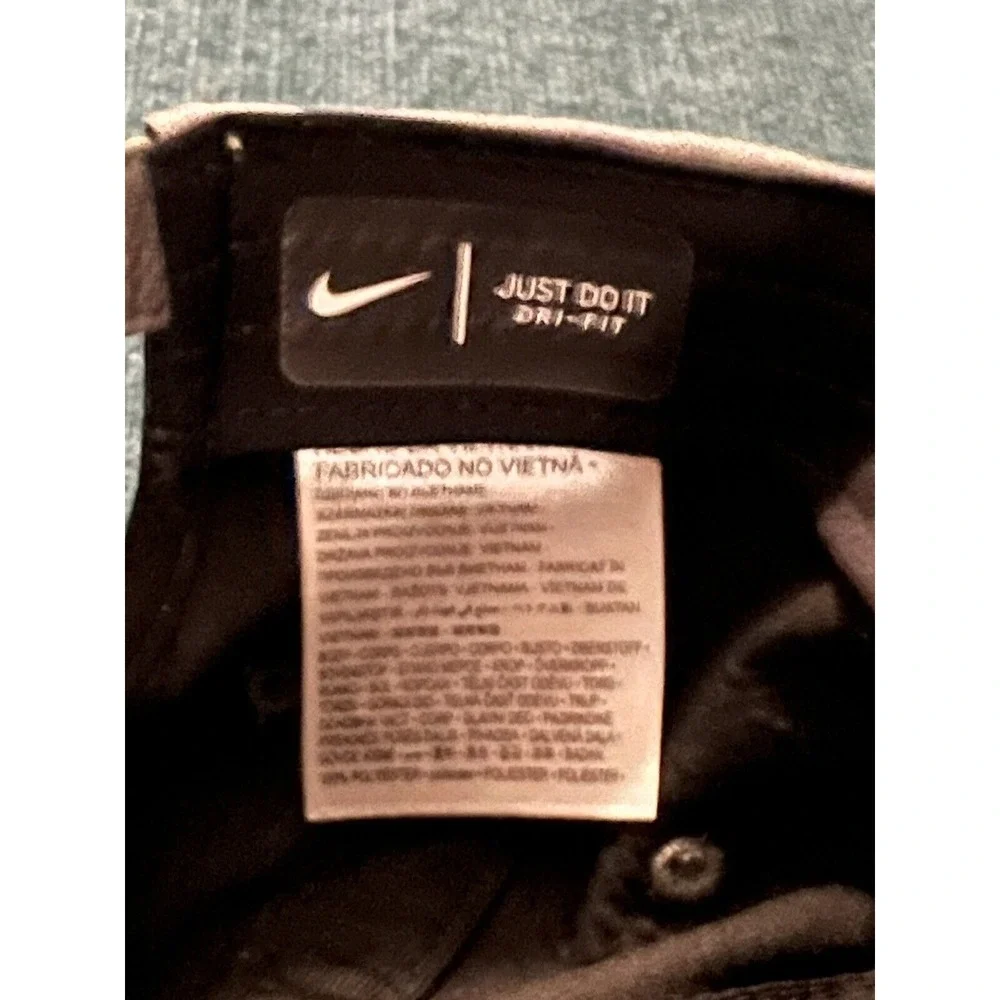 Nike Just Do It Dri-Fit Little Boys Graphic Logo Cap‎ Hat Gray Size 4-7 VGC!